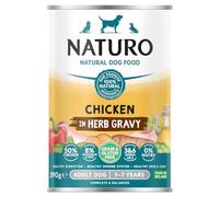 Naturo Pollo y Vegetales Perro Alimento Lata 12 Cajas de 390 g