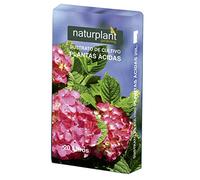 NATURPLANT Sustrato para Planta Ácidas o Acidófilas, Azalea, Camelia, Hortensia, Erica, Rododendros, PH Entre 5 y 6, ACIDAS20