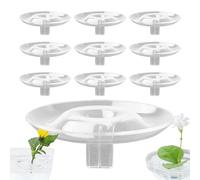 Naturschönheit Betonung: Mit innovativem Design und hochtransparentem PP Material stellt dieser schwebende Blumenhalter die ürliche Ästhetik von Blumengestecken ohne visuelle Ablenkung in den Vorde