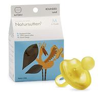 Natursutten Mariposa - Chupete ecológico de goma natural con tetina redonda, de 6 a 12 meses