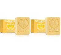 Naturtint, Champú Sólido Nutrición 2 en 1, Champú en Bara + Acondicionador, Nutre y Revitaliza la Fibra Capilar, Cabello Seco, Maltratado y Sin Vida, 99% Ingredientes Naturales, ECOCERT, 75ml