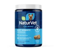 NaturVet Quiet Moments Soft Chews Reduce Stress Travel Motion Sickness 180 Count