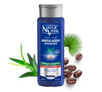 NaturVital - Champú Anticaída, Sin Parabenos, Colorantes ni Siliconas, Champú Natural para Cabellos Normales, Estimula el Crecimiento del Cabello, para Hombres y Mujeres, 300ml