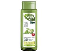 NaturVital - Champú Bio Cabellos Grasos, Cerfificado Cosmos Organic 99% Ingredientes Naturales, con Tomillo y Ortiga de Cultivo Bio Certificado, Vegano, sin Parabenos, Colorantes ni Siliconas, 300ml