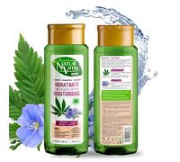 NaturVital Champú COSMOS NATURAL Hidratante | Cabellos Secos | con Cáñamo y Lino de cultivo ecológico- 300 ml
