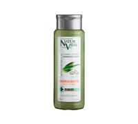 NaturVital - Champú Sensitive Hidratante, Sin Parabenos, Colorantes ni Silicona, Champú Natural con Aloe Vera, Dermatológico para Piel Sensible y Atópica, Hombre y Mujer, 300 ml