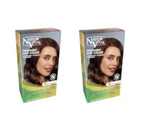 NaturVital Coloursafe Tinte Permanente Tono 5.7 Chocolate | Máxima Cobertura de Canas | Sin Amoníaco - 150 ml (Paquete de 2)