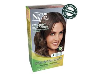 Naturvital coloursafe tinte permanente tono 5 castaño claro - máxima
