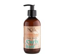 NaturVital Definidor de Rizos Curly Booster para Cabello Rizado, Ondulado o Texturizado, con Coco y Karité, Sin Siliconas ni Parabenos, Apto para Cabello Teñido, 280ml