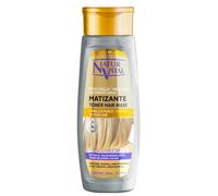 NaturVital - Mascarilla SilverBlonde, Pigmento Violeta, Matizadora Cabellos Rubios o Castaño Claro, Pelo Teñido o Natural, Neutraliza y Suaviza el Cabello, Vegana, Pro-Vitamina B5 y Filtro UV, 300ml