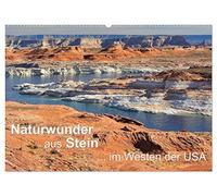 Naturwunder aus Stein im Westen der USA (Wandkalender 2026 DIN A2 quer), CALVENDO Monatskalender: Überwältigende Felslandschaften in den einzigartigen Canyons und Nationalparks der USA