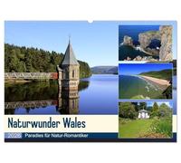 Naturwunder Wales (Wandkalender 2026 DIN A2 quer), CALVENDO Monatskalender: Paradies für Natur-Romantiker