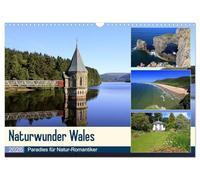 Naturwunder Wales (Wandkalender 2026 DIN A3 quer), CALVENDO Monatskalender: Paradies für Natur-Romantiker