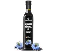 naturwunsch Aceite de comino negro, 250 ml, sin filtrar, prensado en frío, fresco de Alemania, aceite de nigella sativa 100% puro