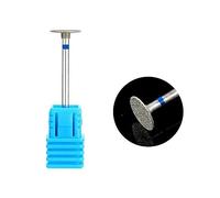 Natury Nails Fresa de Diamante de 1cm para Torno de uñas. Broca para Pedicuras Callosidades y Asperezas. Azul Grano Medio