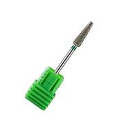 Natury Nails Fresa de Diamante para Torno de uñas. Broca Manicura Rusa, Pedicura, Esmalte Semipermanente, Acrílico y Gel. Forma trapezio alargado (Grano Grueso)