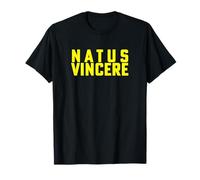 Natus Vincere - Latín para "nacido para ganar" Motivacional Camiseta