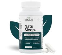 Natusure - NatuSleep | Pastillas Melatonina | Melatonina Pura 1,9 mg + Valeriana + Pasiflora + Amapola Californiana + Magnesio + Zinc | Pastillas para Dormir Bien Adultos | Melatonina con Magnesio