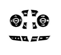 NATWEE Coche Botón decoración Compatible con Toyota para Corolla 2019 2020 2021 2022 12 Uds. Pegatina De Cubierta Embellecedora De Botón De Volante De Coche Accesorios Interiores