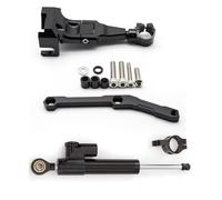 NATWEE Compatible con para FZ09 para MT09 2013 2014 2015 2016 2017-2020 Amortiguador Dirección Aluminio CNC Soporte Amortiguadores Estabilizadores para Motocicletas Amortiguador de Dirección(Ab4)