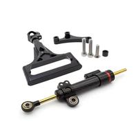 NATWEE Compatible con para Z1000 2003 2004 2005 2006 2007 2008 2009 Amortiguador De Dirección De Aluminio Motocicletas Soporte De Amortiguadores Estabilizadores Amortiguador de Dirección(Black)