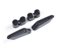 NATWEE Compatible con VW para Tiguan MK1 2009 2010 2011 2012 2013 2014 2015 2016 para Asiento Calor Piso Aire Acondicionado Conducto Salida Ventilación Cubierta De Rejilla Aire Acondicionado Molduras