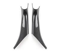 NATWEE Manija de la puerta del coche Embellecedor De Cubierta De Manija Interior De Puerta Delantera Compatible Con X3 2018 2019 2020 2021 2022 X4 Para Modelos G01 G02(Carbon Fibre)