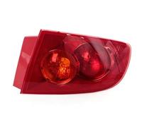 NATWEE Trasera Piloto Posterior Lámpara Freno Luces Señal Giro Lámparas Advertencia Marcha Atrás Conjunto Luz Trasera Piezas De Automóvil Compatible Con Mazda 3 Sedan BK 2006-2012(Outside Right)