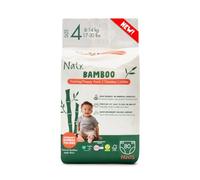 Naty Bamboo - Pañales-braguita de viscosa de bambú - suavidad sedosa, pañales-braguita de origen vegetal, dermatológicamente testados para piel sensible y súper absorbentes (talla 4, 80 unidades)