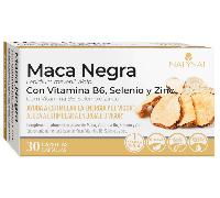 Natysal Maca Negra con Vitamina B6, Selenio y Zinc 30 Cápsulas