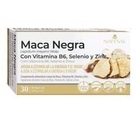 Natysal Maca Negra con Vitamina B6, Selenio y Zinc 30 Cápsulas