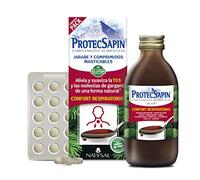 NATYSAL | PROTECSAPIN JARABE 250ML | Jarabe de propóleo | Extractos de plantas y minerales | GROSELLERO NEGRO | PINO | SAÚCO | MANGANESO | COBRE | MALVA | PROPÓLEO | EQUINÁCEA | TOMILLO | LLANTÉN