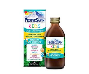 NATYSAL | Protecsapin® Kids | Sabor Frambuesa y Plátano | Ayuda a respirar bien | Para niños a partir de 3 años | SIN GLUTEN Y SIN LACTOSA