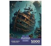 naufragio 1000 Piezas Puzzle Niños Regalo DecoracióN Familiar Creativo Regalo 52x38cm/1000pcs