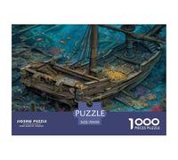 Naufragio Puzzle De 1000 Piezas Desafiante - Rompecabezas, Adultos, Decoración del Hogar 70x50cm/1000pcs