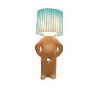 Naughty Boy Desk Light Little Shy Man Home Decoration Creative Lamp Small Night Light Romantic Bedside Table Lamp Funny LED Reading Light Novelty Mood Light Atmosphere Light for Home (White)
