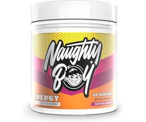 Naughty Boy Energy (30 raciones) Dulces efervescentes de melocotón - Pre-Entrenamiento - Pre-Entrenamiento