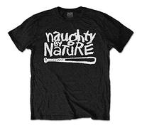 Naughty by Nature Camiseta de manga corta OG Logo Unisex Black S