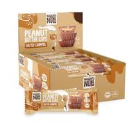 Naughty Nuts Bio Barritas de Mantequilla de Cacahuetes con Caramelo Salado - Veganas, sin Aceite de Palma y con un 44% Menos de Azúcares Refinados - 12 x 39 g