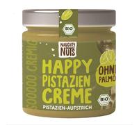 Naughty Nuts Bio Crema de Pistacho Feliz - 100% Natural, Vegana, 100% Natural, sin Aceite de Palma ni Azúcares Refinados - 200 g