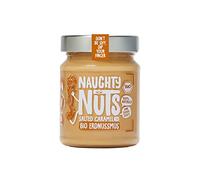 NAUGHTY NUTS Caramelo salado con mantequilla de maní Bio | Mantequilla de maní vegana | 100% Naturales | Sin aceite de palma ni azúcar | Ideal como aderezo para muesli 250 g