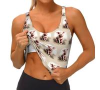 Naughty Pig Baby 1 - Camiseta sin mangas para mujer, de secado rápido, para yoga, fitness, Negro, XL