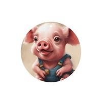 Naughty Pig Baby - Ambientador para coche, 10 unidades, hojas perfumadas para colgar
