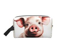 Naughty Pigs Baby 1 - Organizador de viaje con estampado de cerditos traviesos, neceser de aseo para hombres y mujeres, para viajes, gimnasio diario