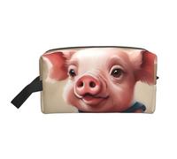 Naughty Pigs - Organizador de viaje con estampado de cerditos traviesos, bolsa de aseo para hombres y mujeres, para viajes, gimnasio diario
