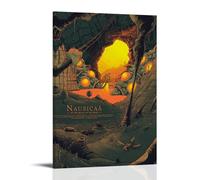 Nausicaä of The Valley of The Wind Anime Poster Pintura Decorativa Lienzo Arte de Pared Salón Póster Dormitorio Pintura, Arte de Pared Impresión de Imagen Moderna Decoración de Habitación Familiar 40
