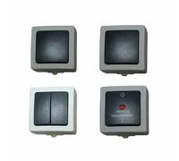 NAUTIC KOPP SB Wechselschalter Superficie Gris IP44 10AX 250V Sin Luz