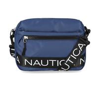 Nautica Bolso cruzado de nailon con correa de hombro ajustable, índigo, añil