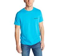 Nautica - Camiseta de Manga Corta con Cuello Redondo para Hombre, Hawaiian Ocean, Large