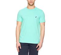 Nautica - Camiseta de manga corta con cuello redondo para hombre, X-Large